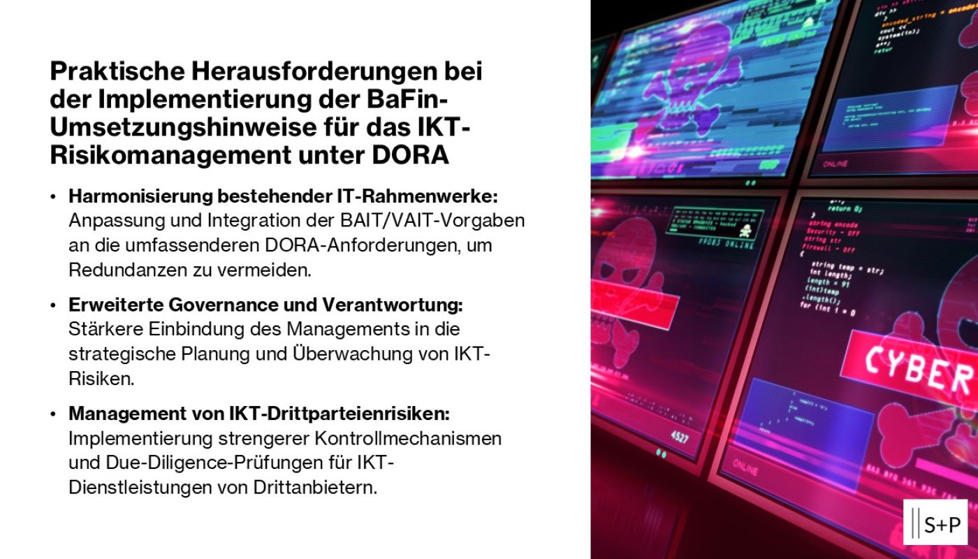 BaFin-Umsetzungshinweise für das IKT-Risikomanagement unter DORA