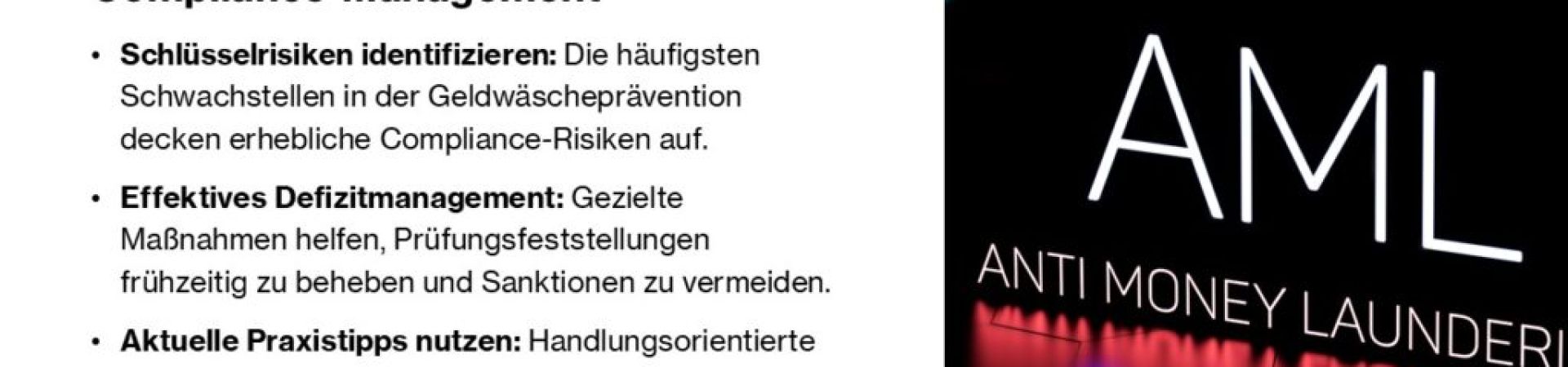 Geldwäschebekämpfung 2025: Die wichtigsten Feststellungen und Maßnahmen für ein robustes Compliance-Management
