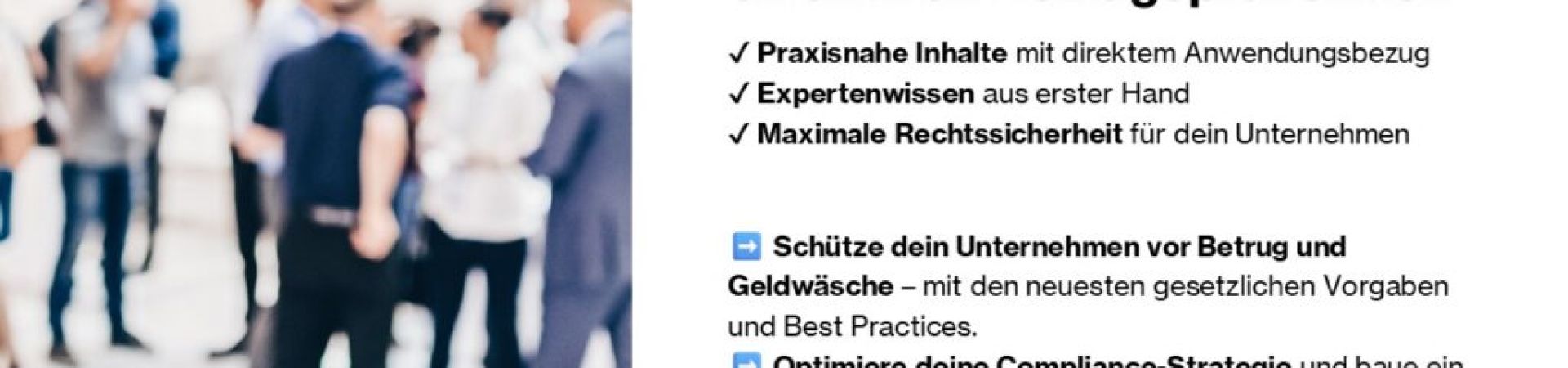 Lehrgang Anti Financial Crime Officer