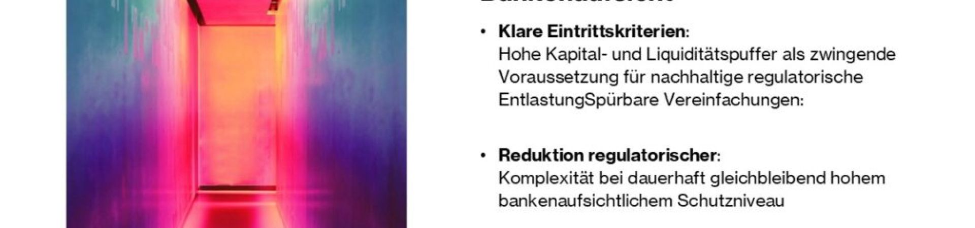 Das Schweizer Kleinbankenregime als Modell f&uuml;r eine konsequent proportionale Bankenaufsicht in Deutschland