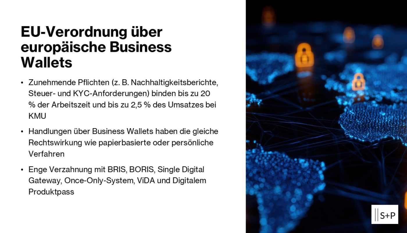 EU-Verordnung &uuml;ber europ&auml;ische Business Wallets