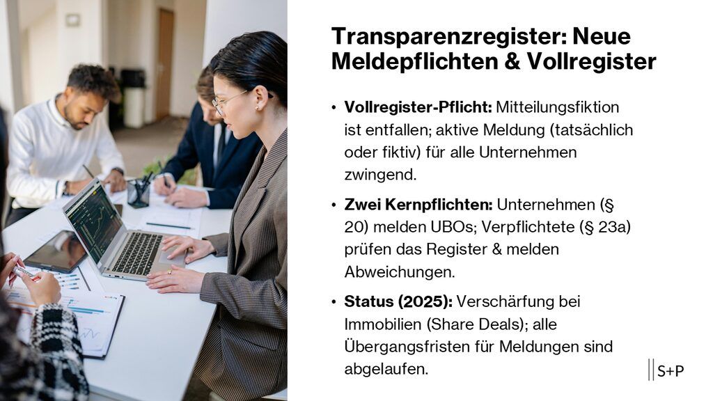 Transparenzregister: Was Unternehmen jetzt wissen müssen