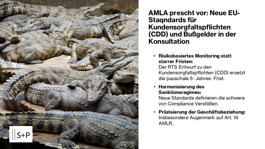 AMLA prescht vor: Neue EU- Staqndards f&uuml;r Kundensorgfaltspflichten (CDD) und Bu&szlig;gelder in der Konsultation