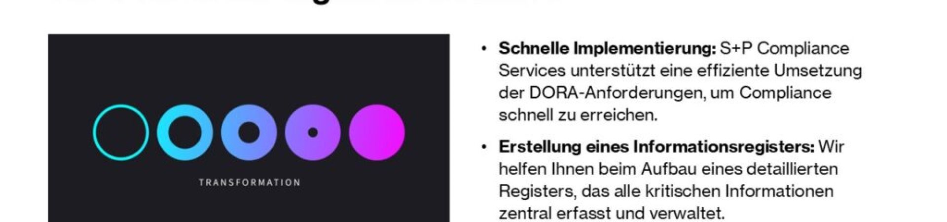 DORA-Compliance meistern: Mit S+P Compliance Services zur digitalen Resilienz