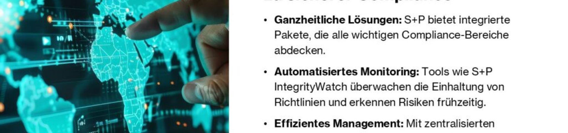 Compliance leicht gemacht: Mit S+P Advisor zur sicheren Corporate Governance