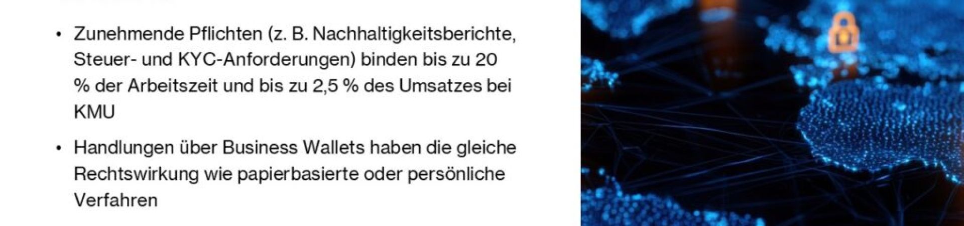 EU-Verordnung &uuml;ber europ&auml;ische Business Wallets