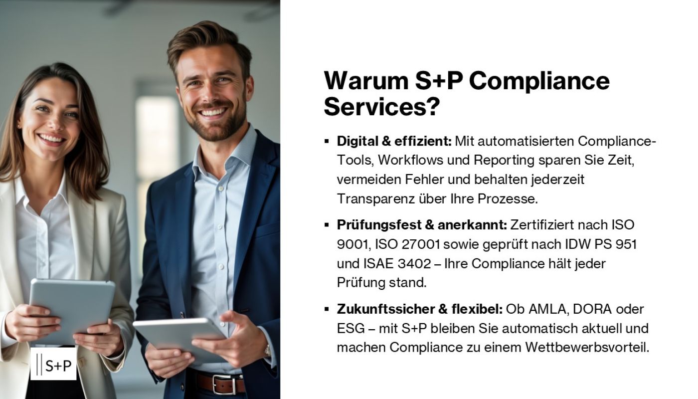 Warum S+P Compliance Services?