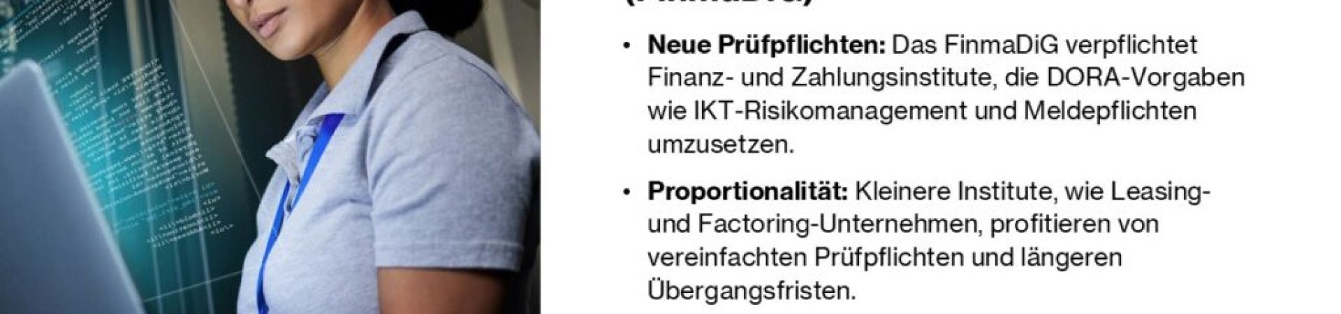 Pr&uuml;fpflichten unter DORA: Umsetzung durch das Finanzmarktdigitalisierungsgesetz (FinmaDiG)