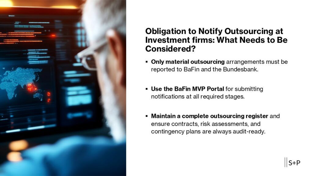 Notify Outsourcing at Investment firms