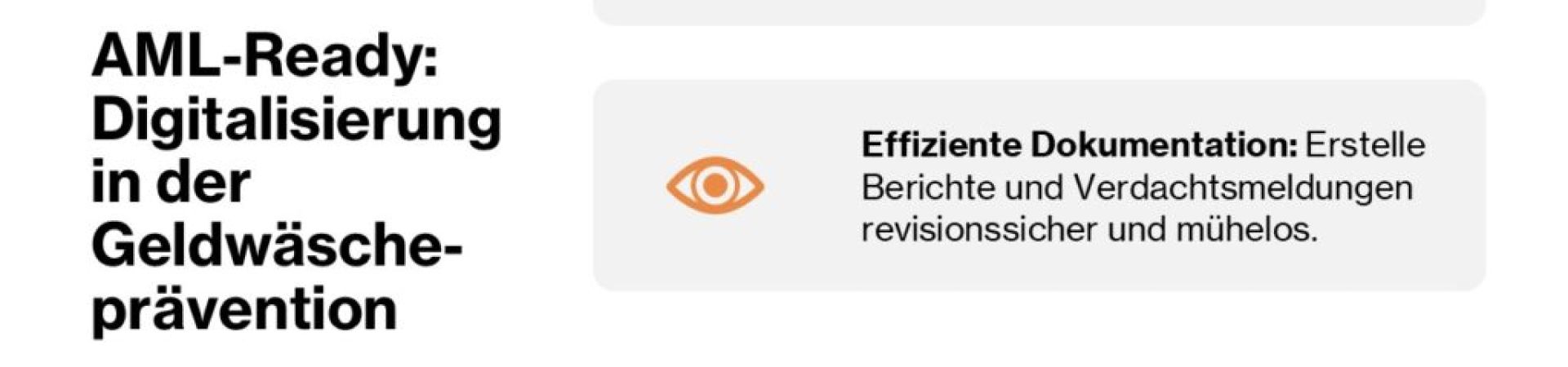 AML-Ready: Digitalisierung in der Geldw&auml;sche-pr&auml;vention