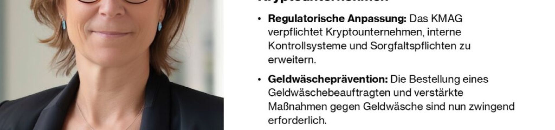 Neue regulatorische Anforderungen durch das Kryptom&auml;rkteaufsichtsgesetz (KMAG): Handlungsempfehlungen f&uuml;r Kryptounternehmen