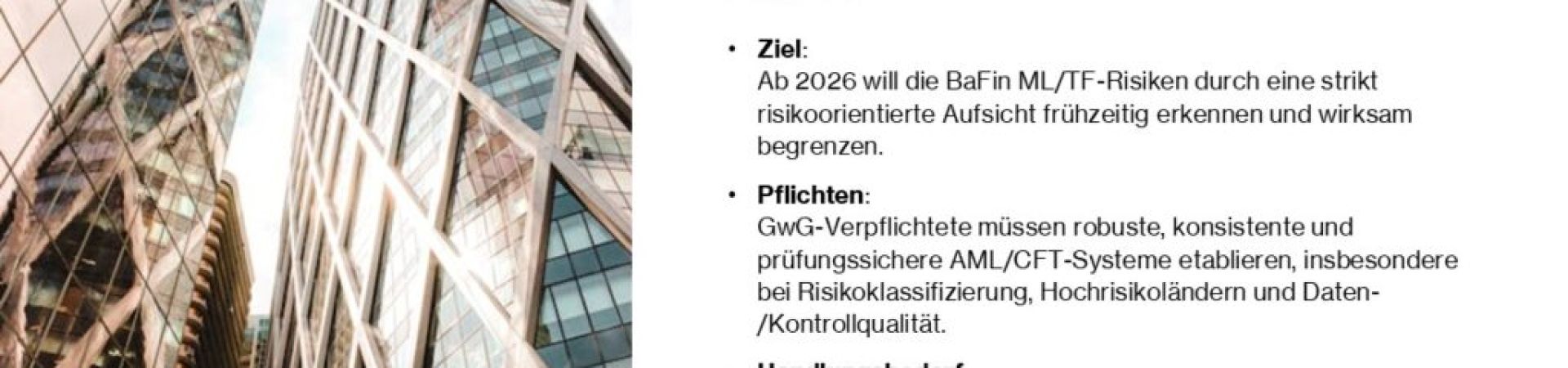 BaFin Bericht &uuml;ber Risiken und Ma&szlig;nahmen im Fokus 2026