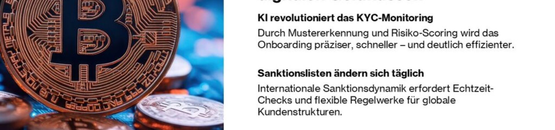 KYC in Zeiten von KI, Sanktionsdynamik und digitalen Geldflüssen