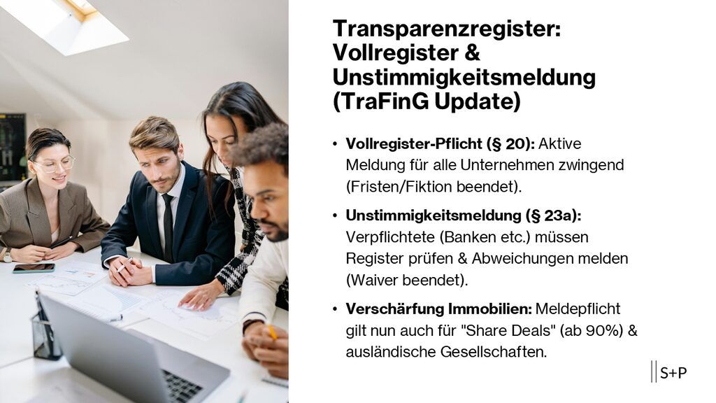 Transparenzregister: Meldepflichten, Unstimmigkeiten & das Vollregister 