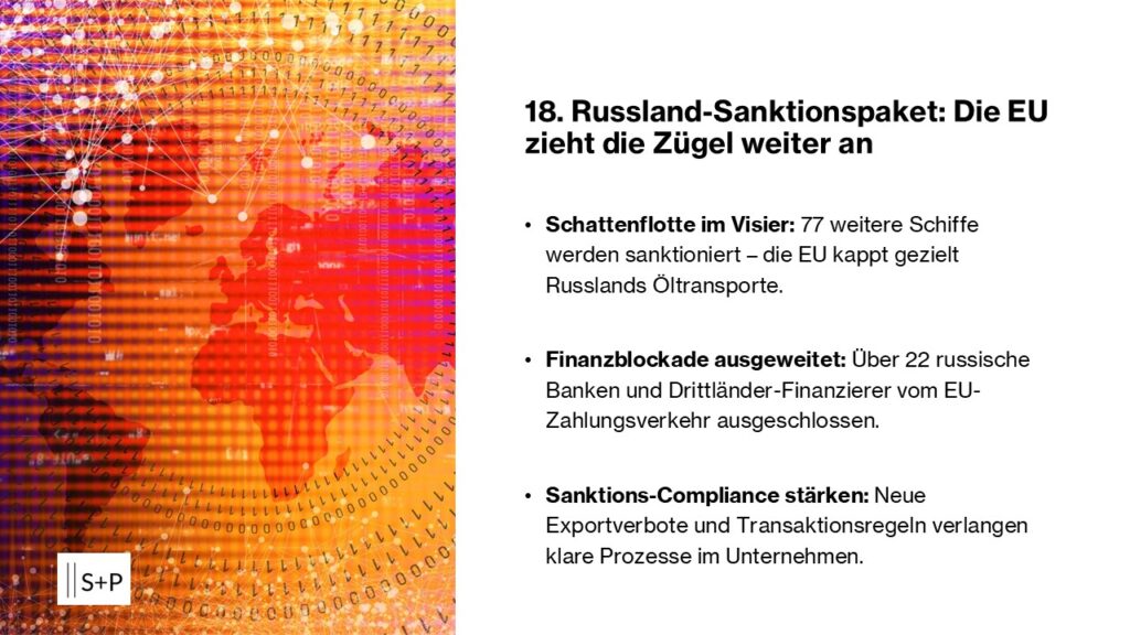18. Russland-Sanktionspaket