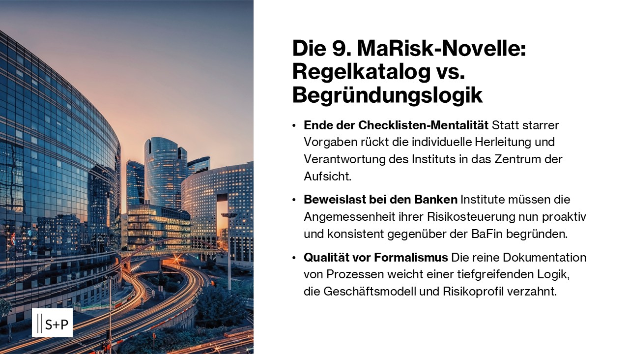 MaRisk 9.0: Schlankes Risikomanagement statt Bürokratie-Overkill