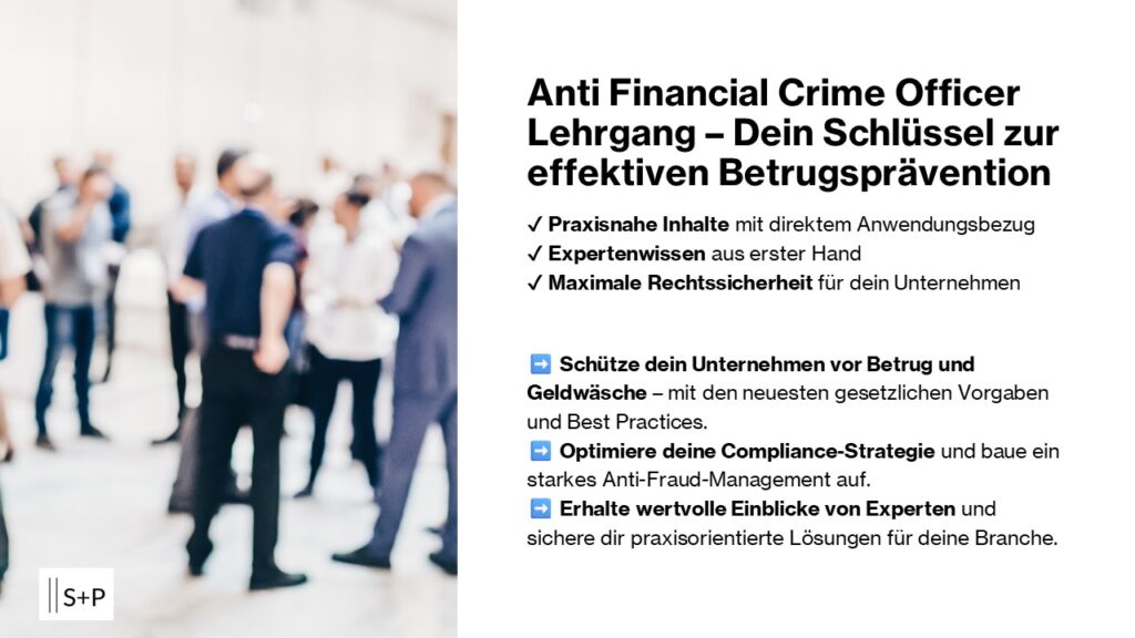 Lehrgang Anti Financial Crime Officer