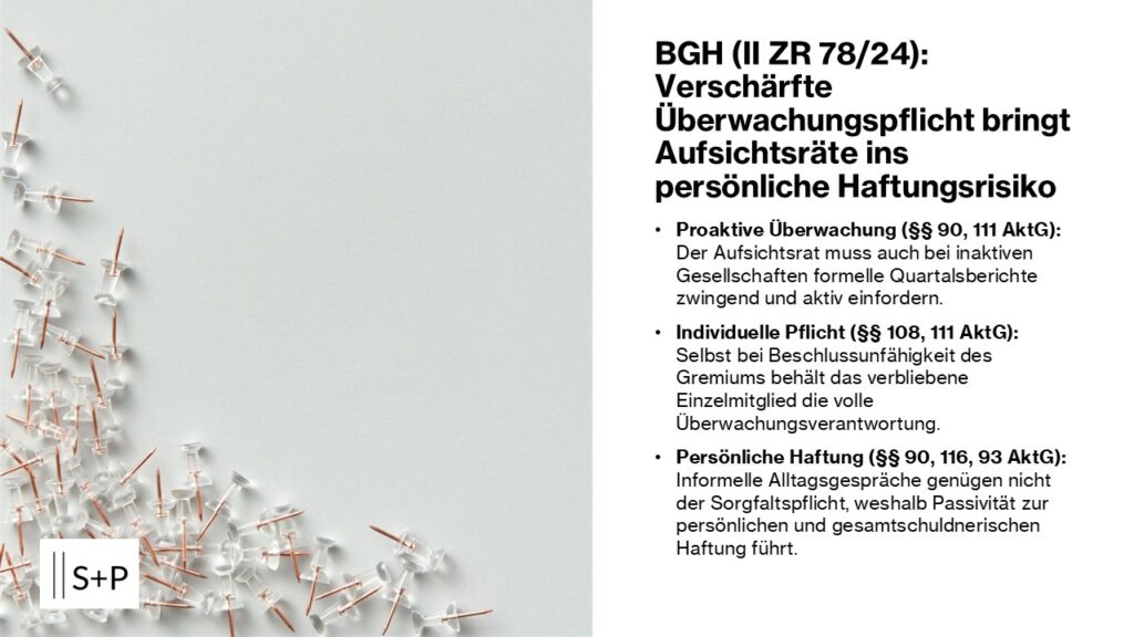 Aufsichtsrat Titel deutsch