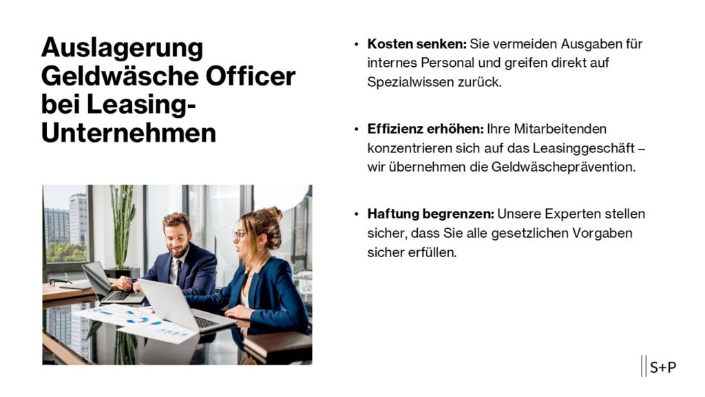 Auslagerung Geldwäsche Officer bei Leasing-Unternehmen