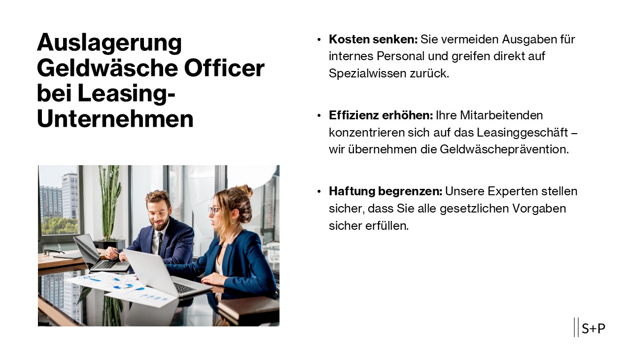 Auslagerung Geldwäsche Officer bei Leasing-Unternehmen