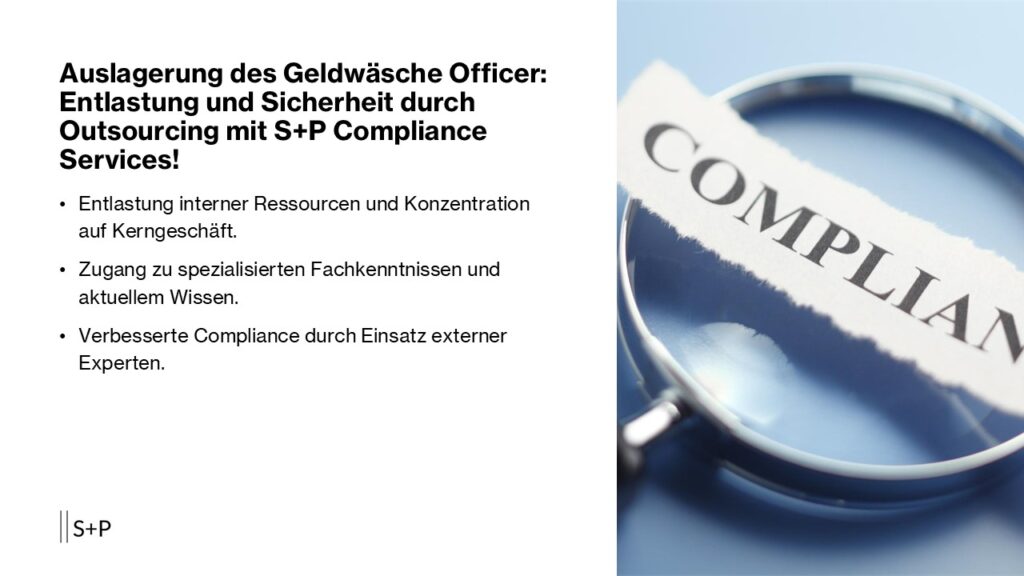 Auslagerung des Geldwäsche Officer