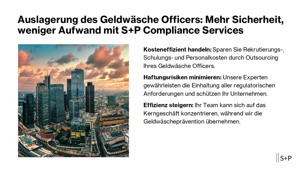 Auslagerung des Geldwäsche Officers