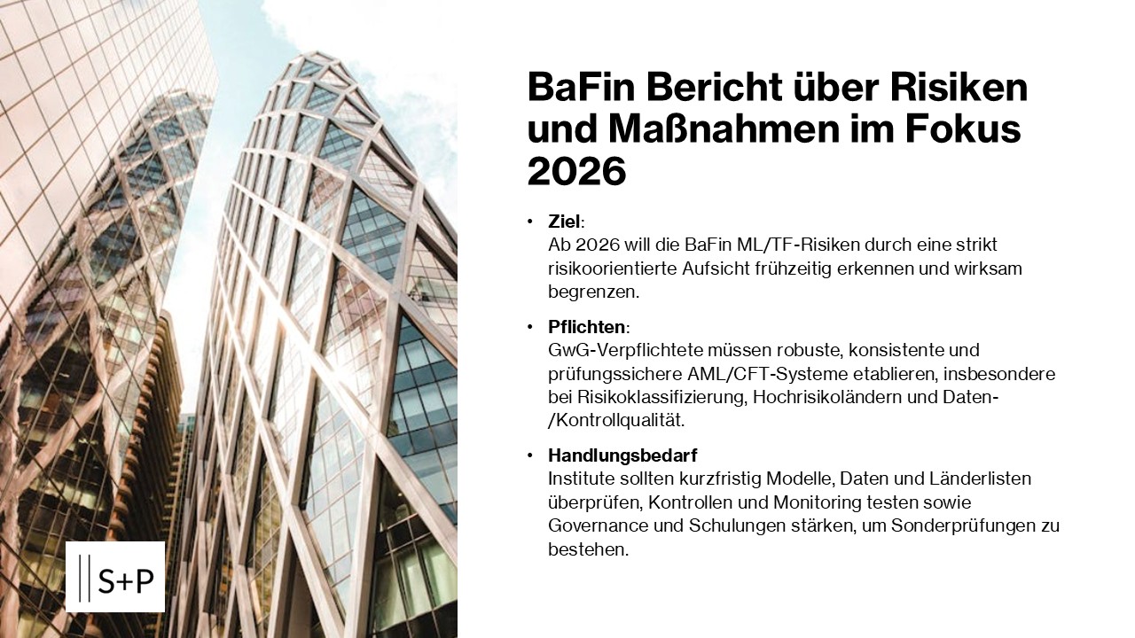BaFin Bericht &uuml;ber Risiken und Ma&szlig;nahmen im Fokus 2026