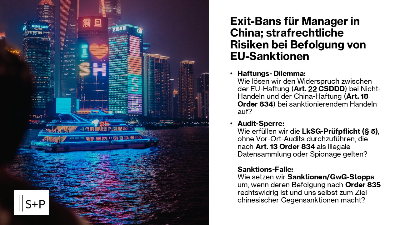 China Orders 834 & 835: Compliance & Haftung 2026 1 China Titel