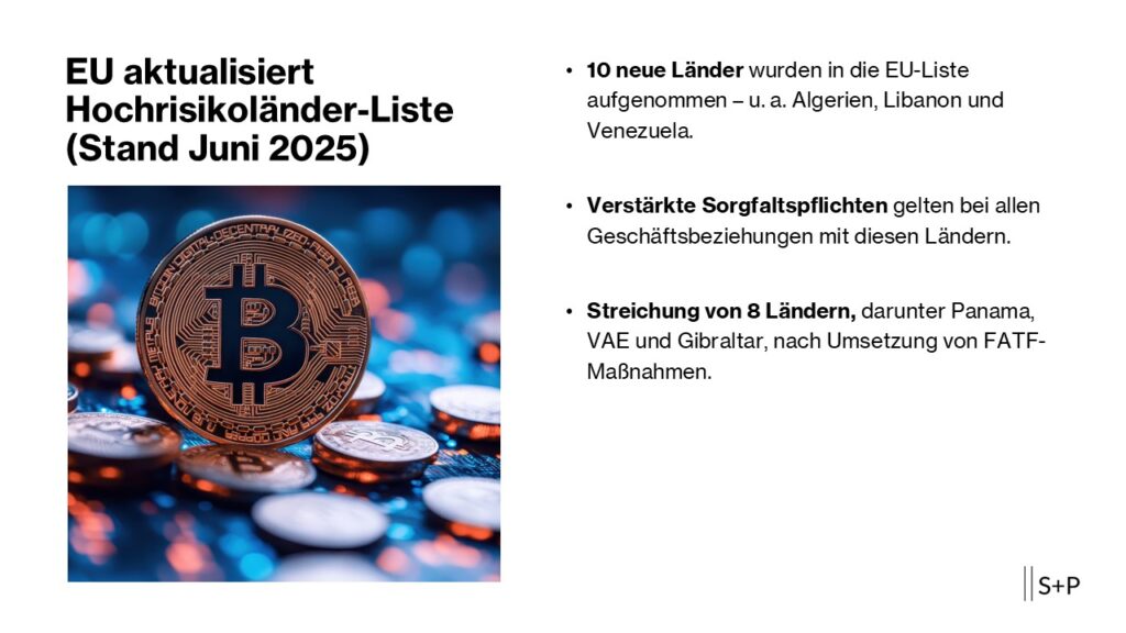 EU aktualisiert Hochrisikol&auml;nder-Liste (Stand Juni 2025)