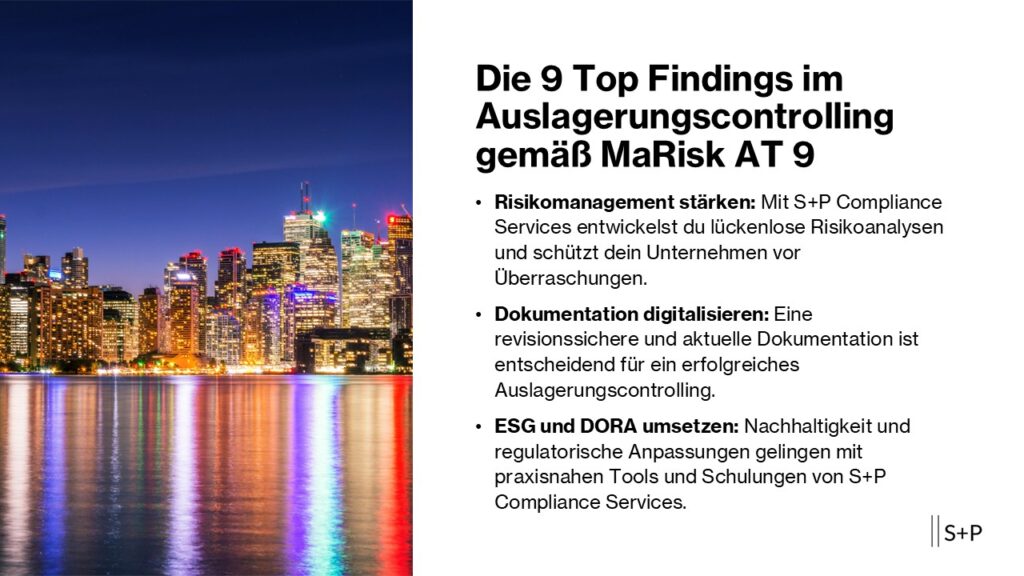 Weiterbildung Auslagerungsmanagement