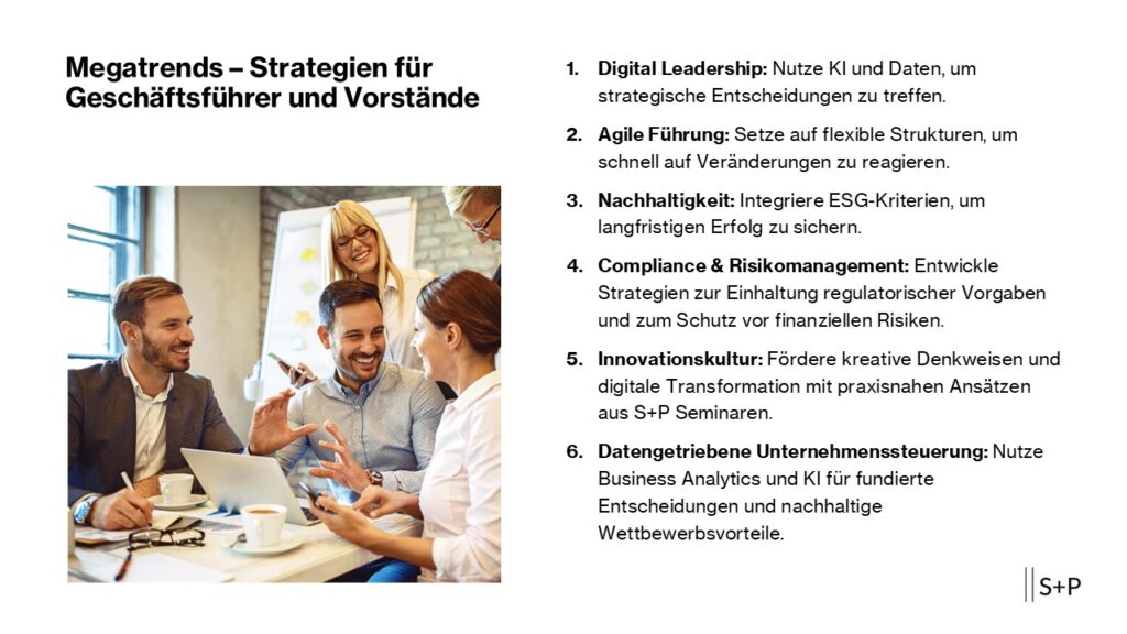Megatrends &ndash; Strategien f&uuml;r Gesch&auml;ftsf&uuml;hrer und Vorst&auml;nde