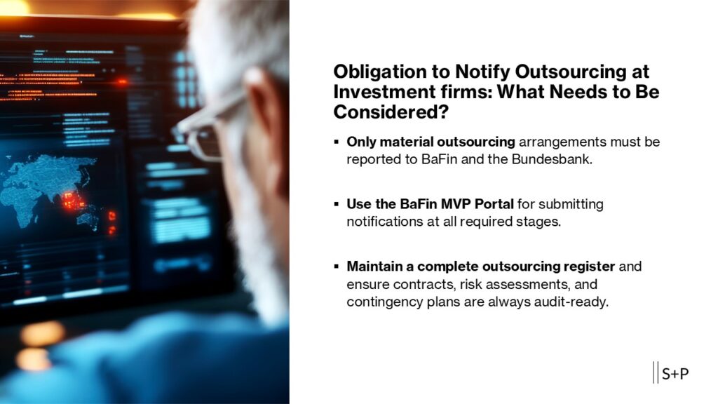 Notify Outsourcing at Investment firms