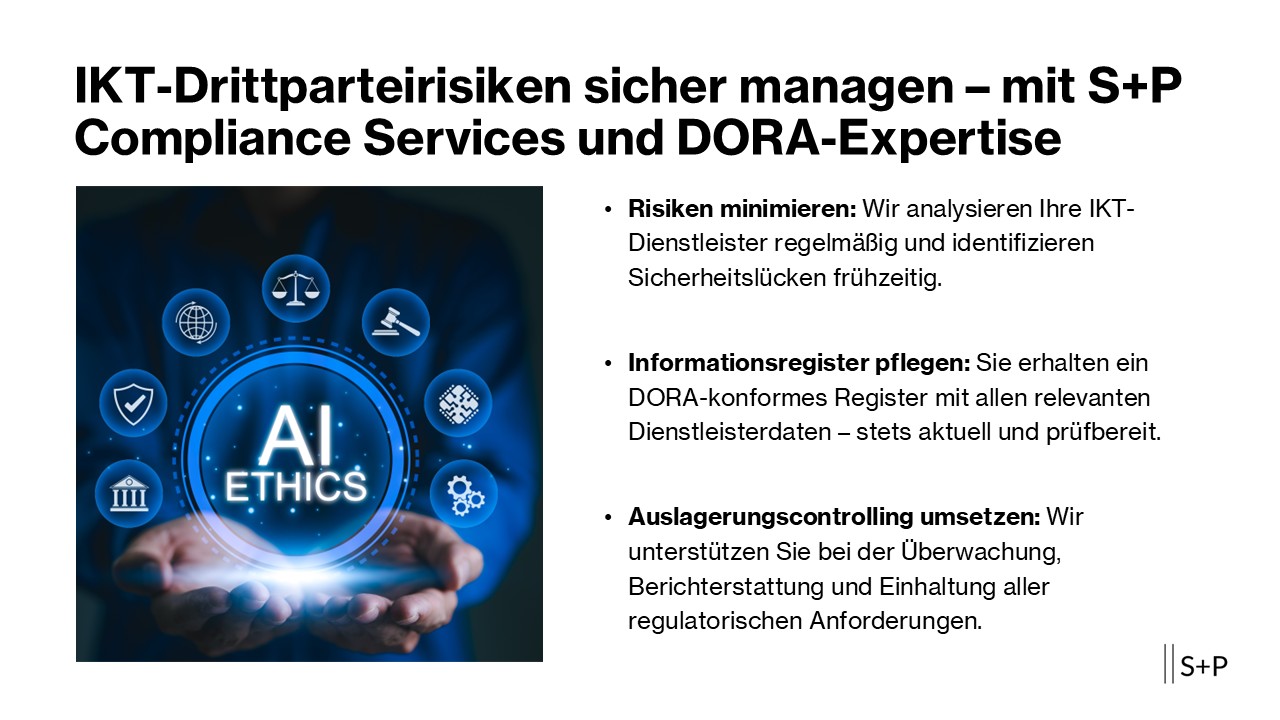S+P Compliance Services und DORA-Expertise