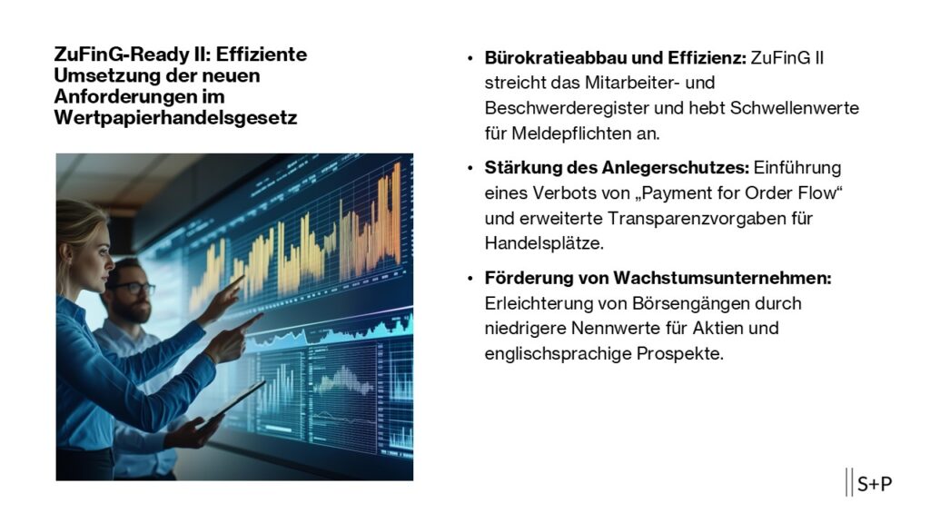 ZuFinG-Ready II: Effiziente Umsetzung der neuen Anforderungen im Wertpapierhandelsgesetz