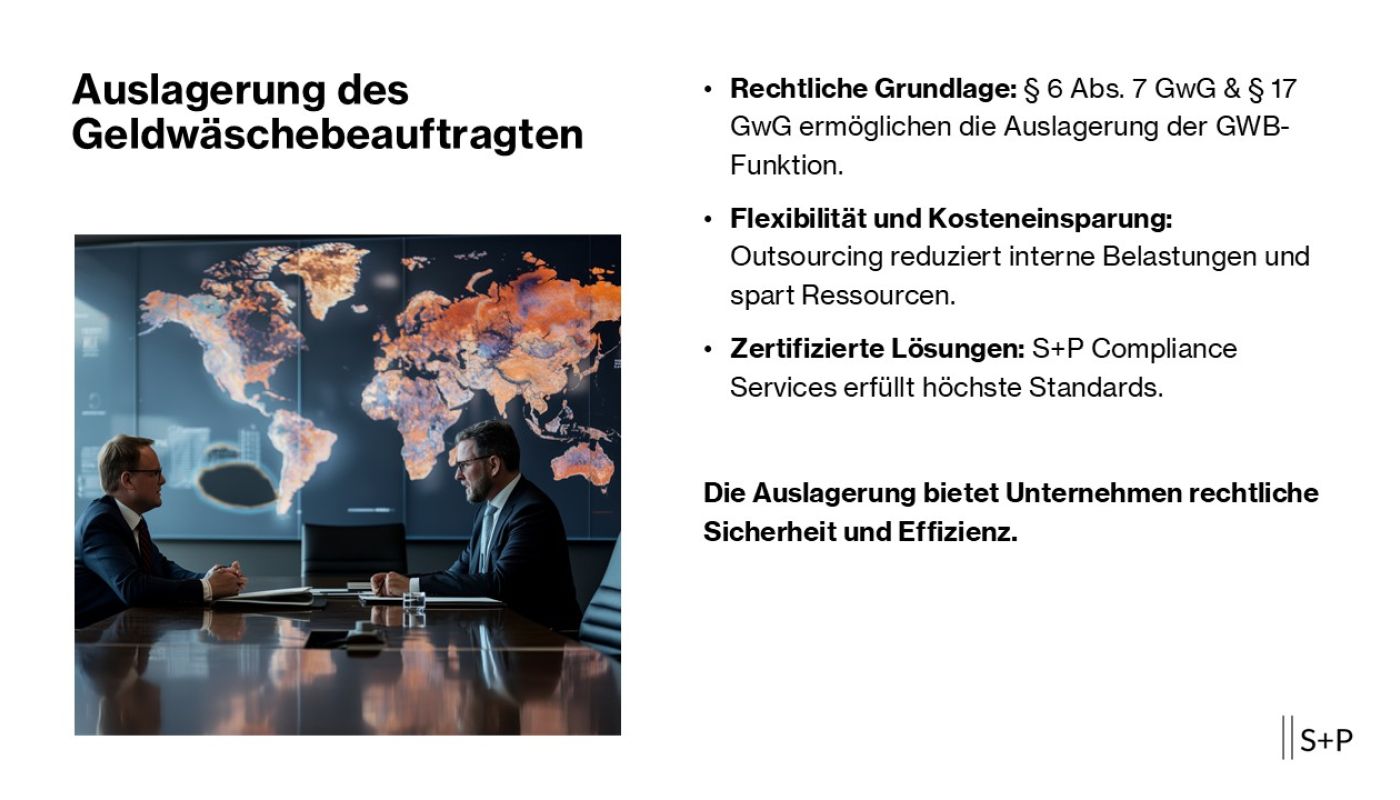 Auslagerung des Geldw&auml;schebeauftragten