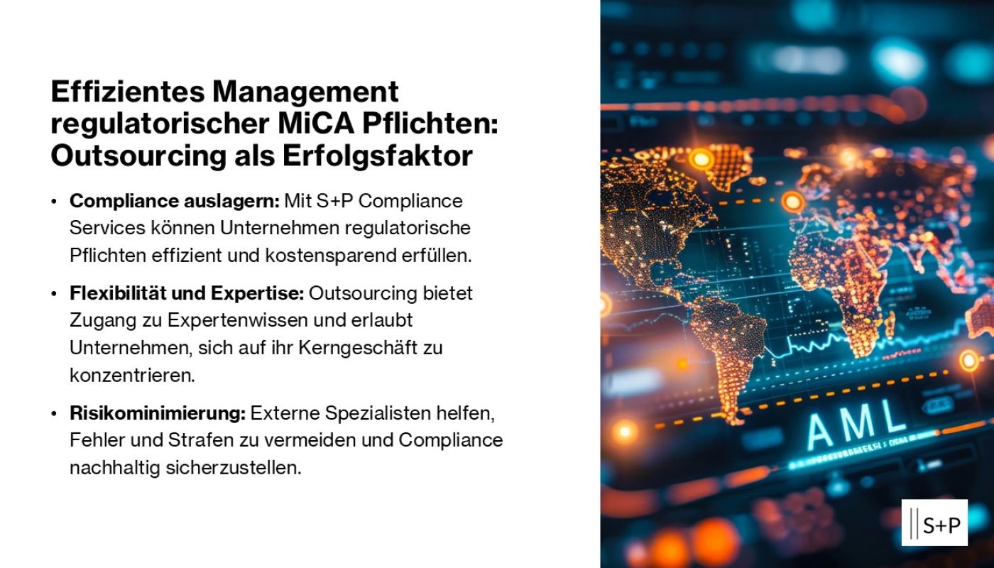 Regulatorische MiCA-Pflichten meistern: Outsourcing als strategischer Erfolgsfaktor