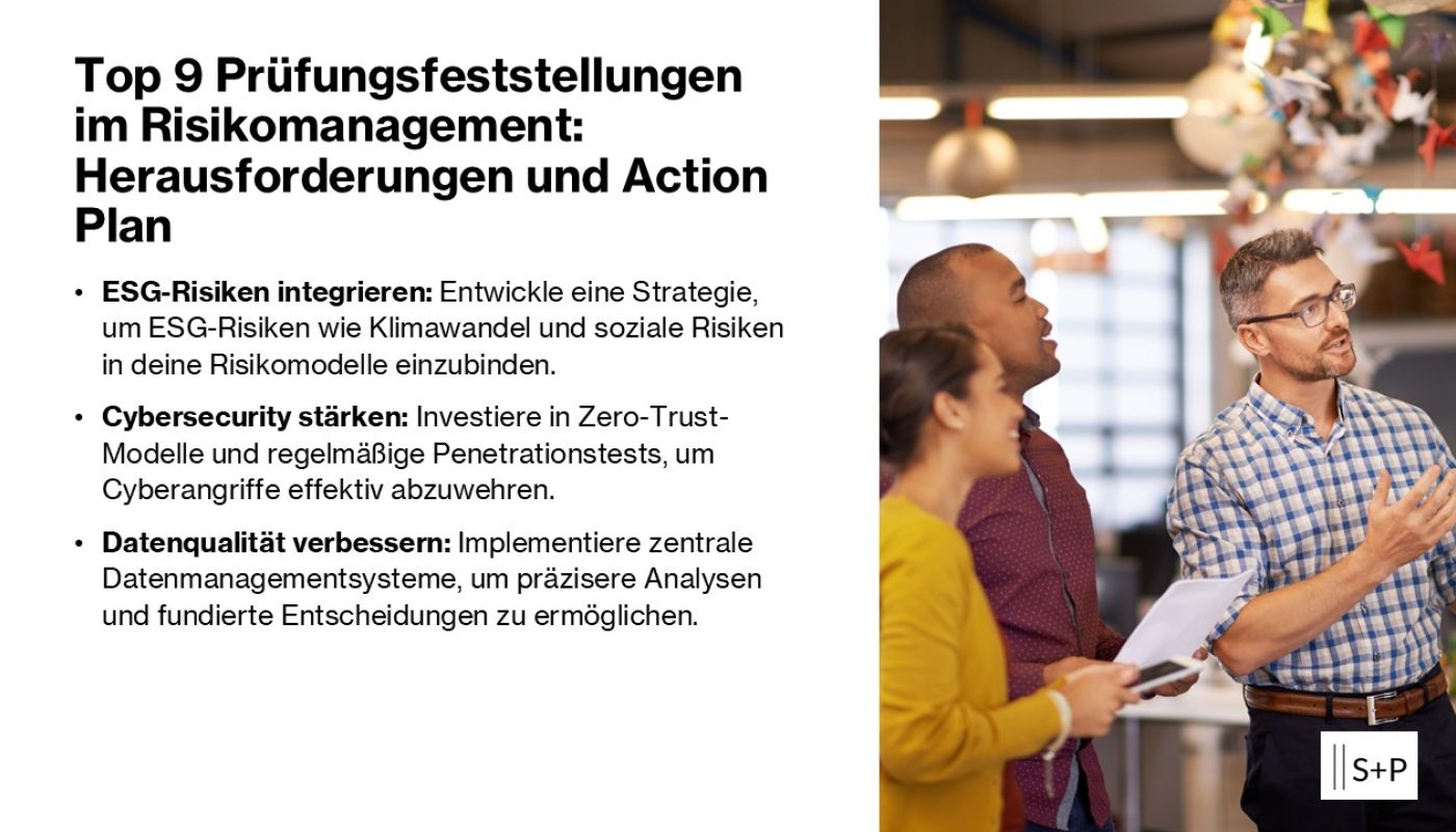Top 9 Prüfungsfeststellungen im Risikomanagement: Herausforderungen und Action Plan