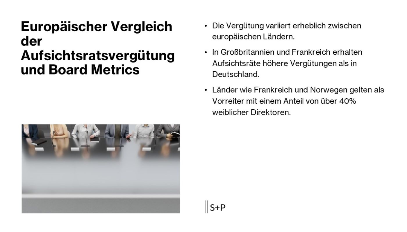 Verg&uuml;tungsvergleich europ&auml;ischer Aufsichtsr&auml;te: Ein &Uuml;berblick &uuml;ber Gehaltsstrukturen und Diversity-Ma&szlig;nahmen