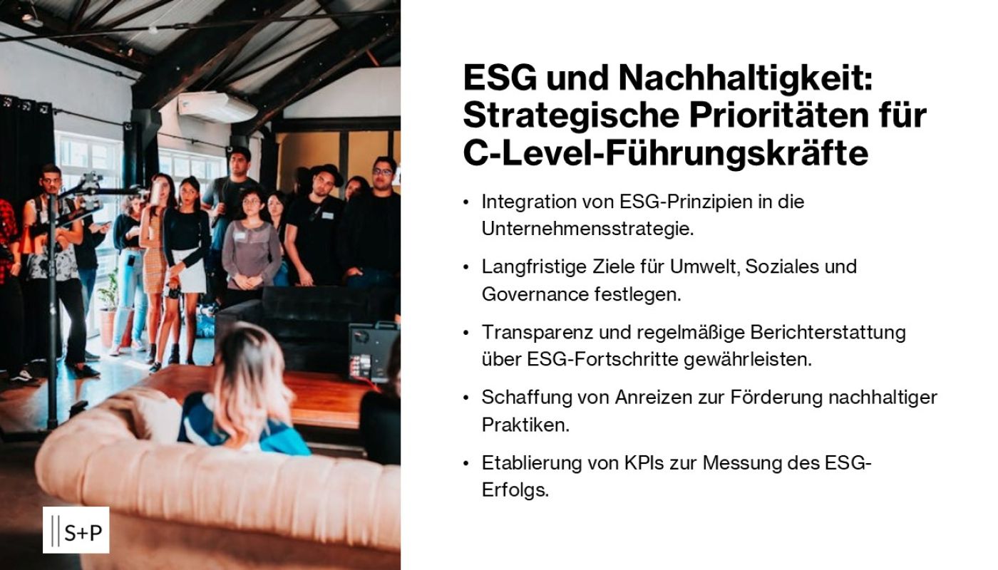 Strategische Prioritäten für C-Level-Führungskräfte