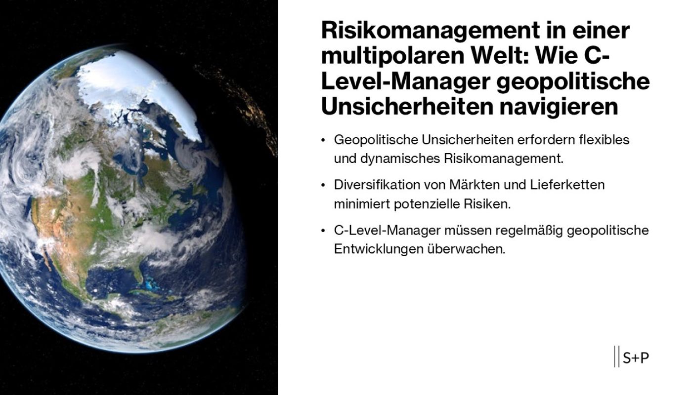 Risikomanagement in einer multipolaren Welt: Wie C-Level-Manager geopolitische Unsicherheiten navigieren