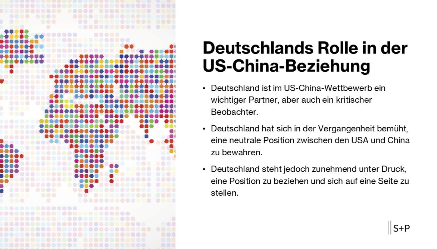 Deutschlands Rolle in der US-China-Beziehung