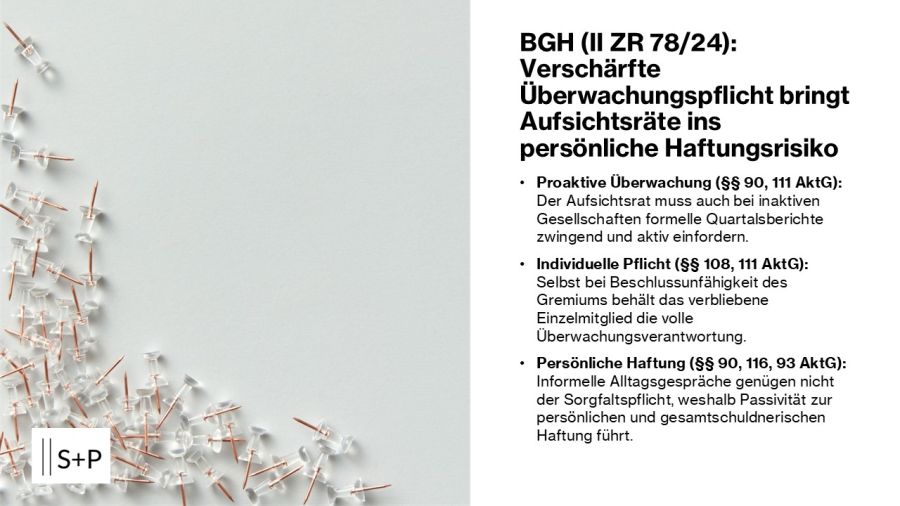 Aufsichtsrat Titel deutsch