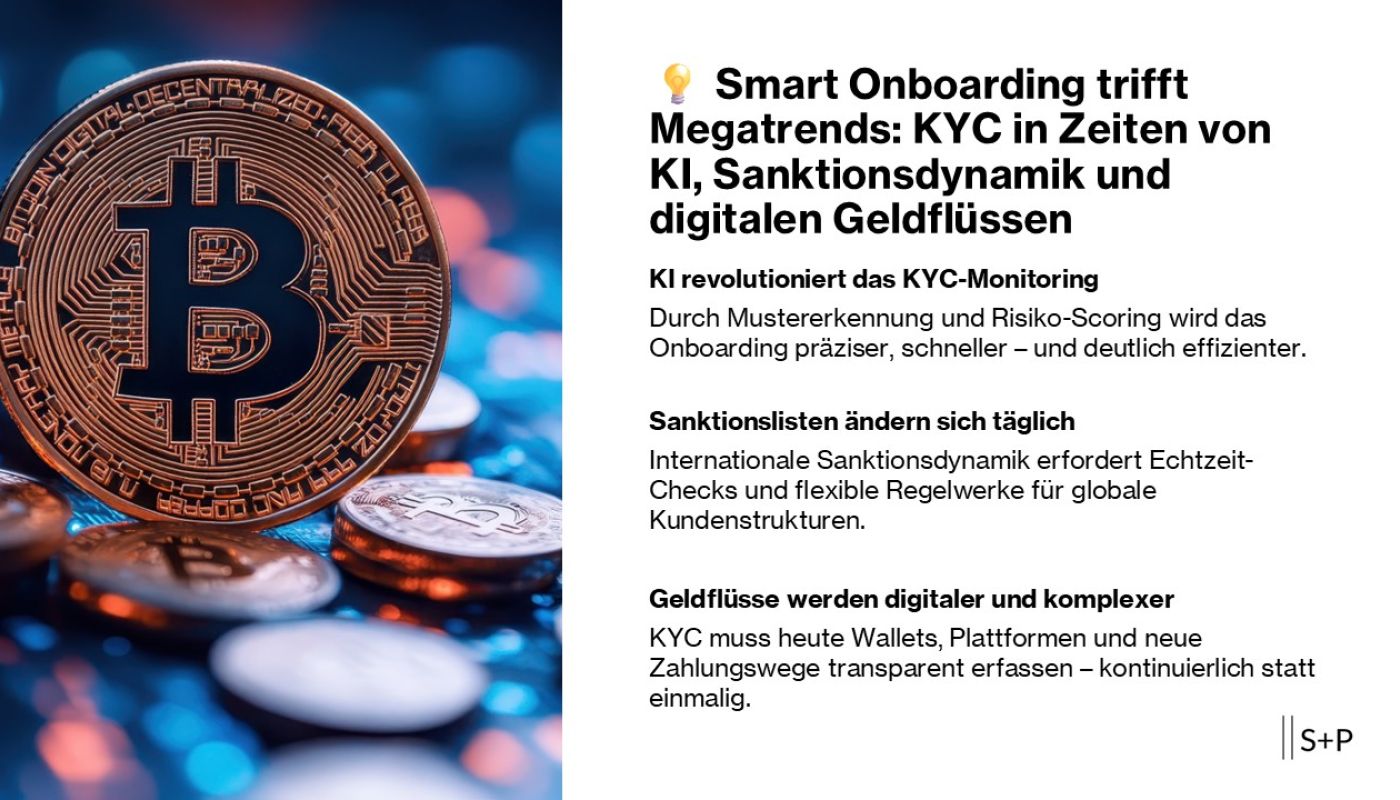 KYC in Zeiten von KI, Sanktionsdynamik und digitalen Geldfl&uuml;ssen